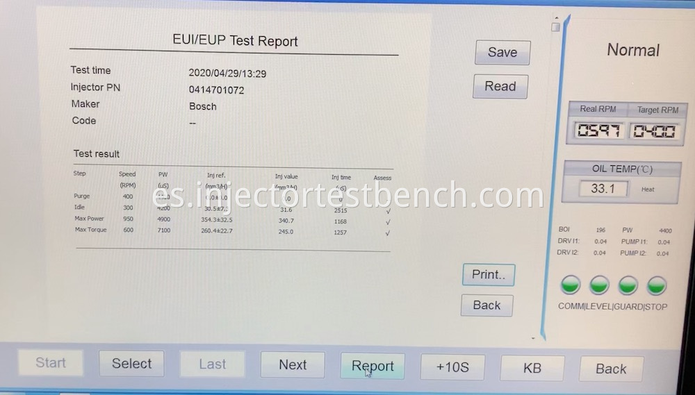 Eui Eup Test Report